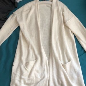 Cream colored cardigan!